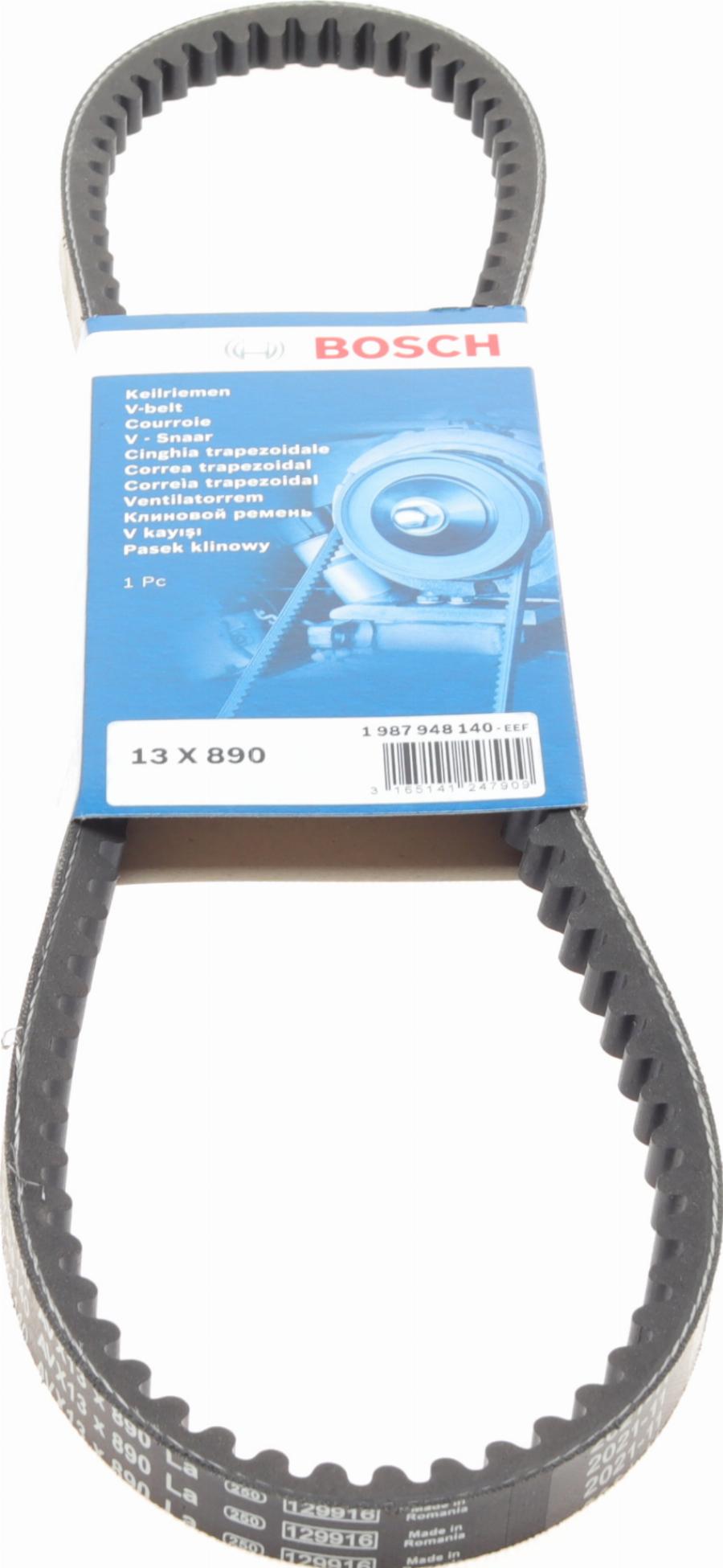 BOSCH 1 987 948 140 - Cinghia trapezoidale www.autoricambit.com