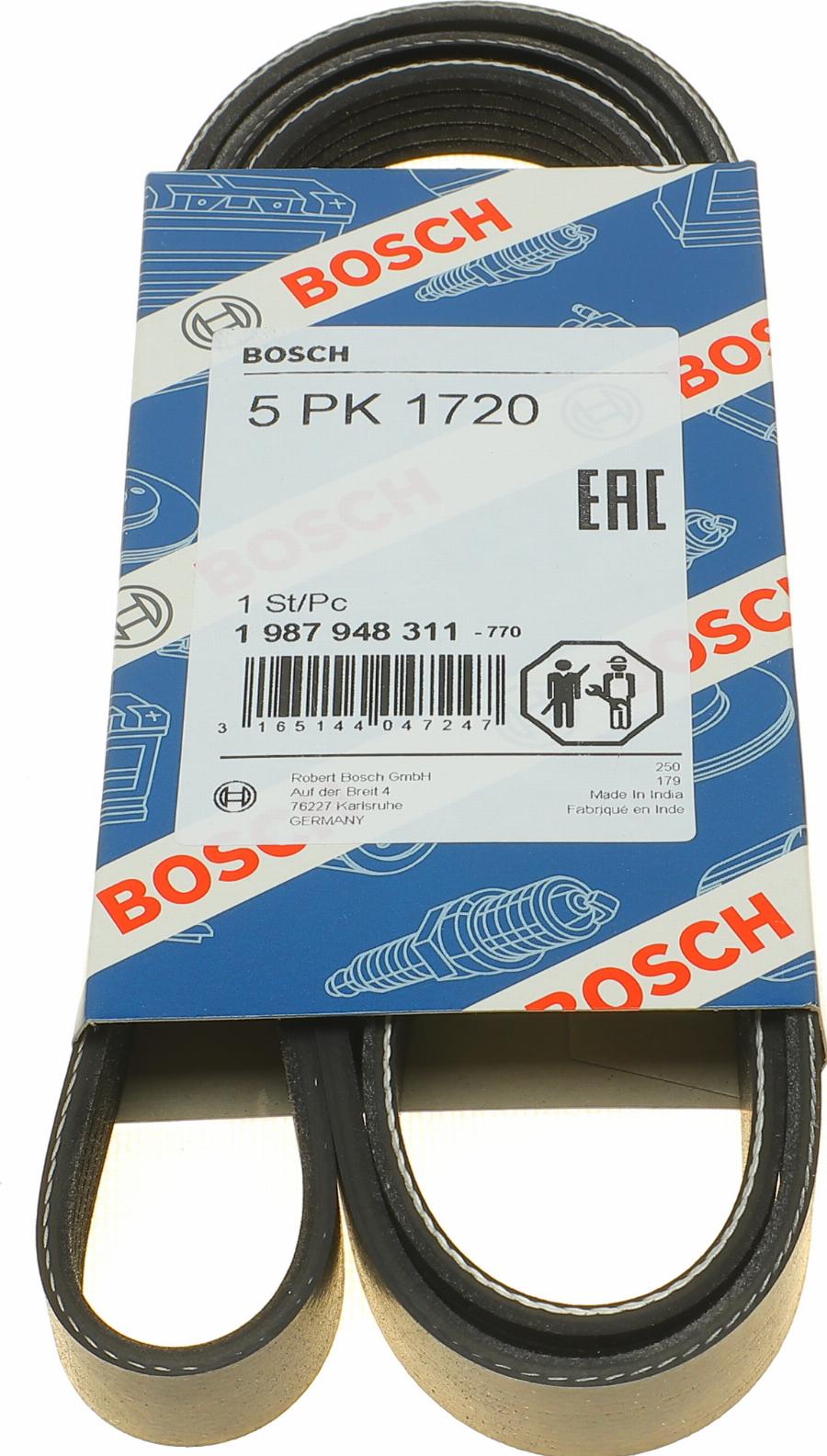 BOSCH 1 987 948 311 - Cinghia Poly-V www.autoricambit.com