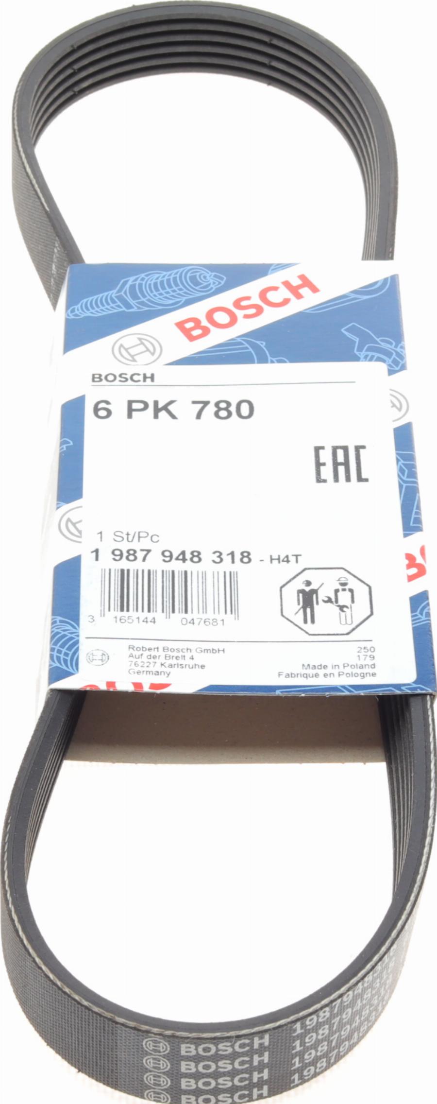 BOSCH 1 987 948 318 - Cinghia Poly-V www.autoricambit.com