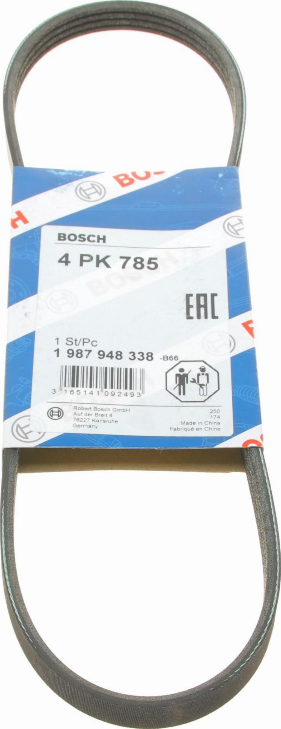 BOSCH 1 987 948 338 - Cinghia Poly-V www.autoricambit.com