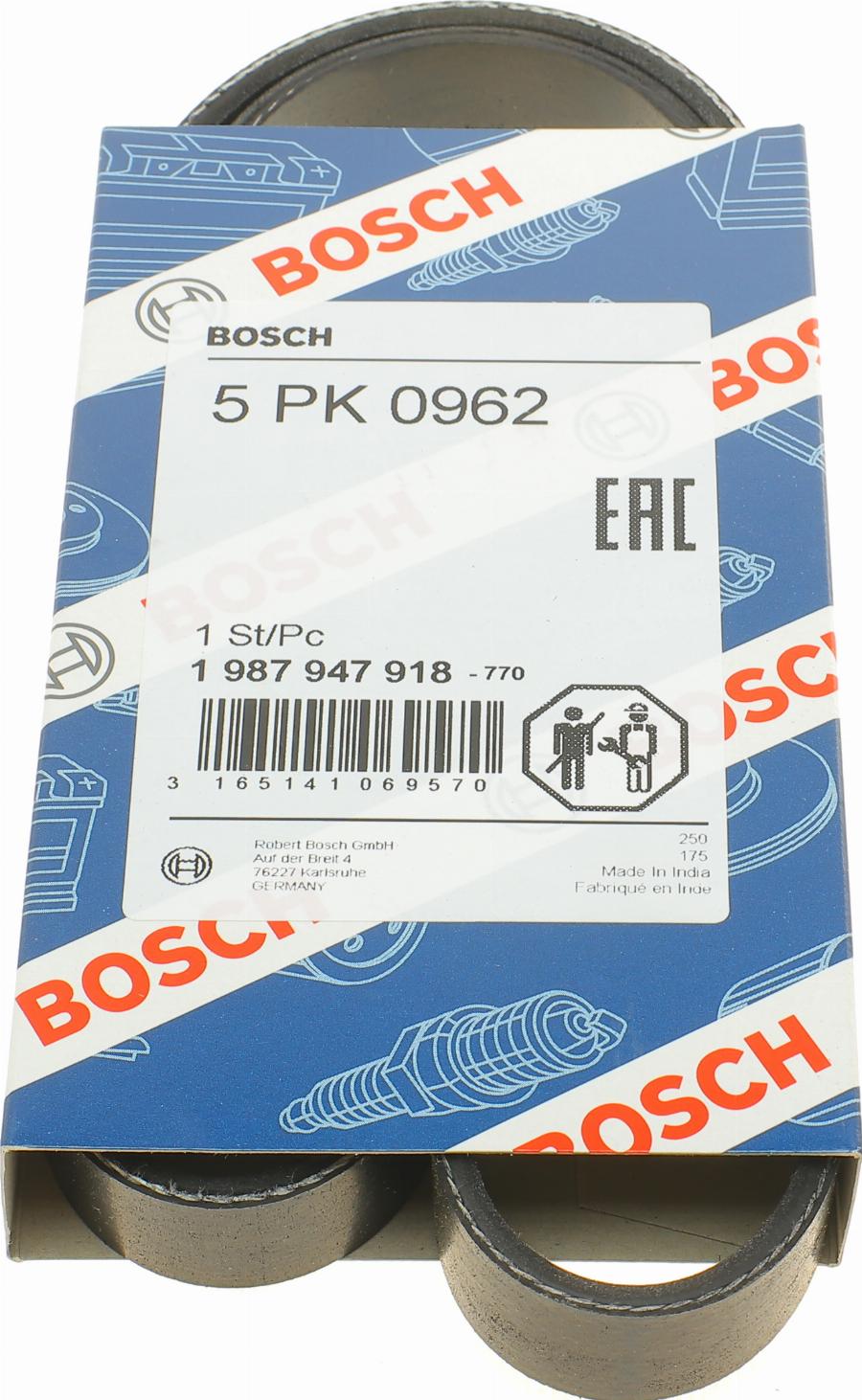 BOSCH 1 987 947 918 - Cinghia Poly-V www.autoricambit.com