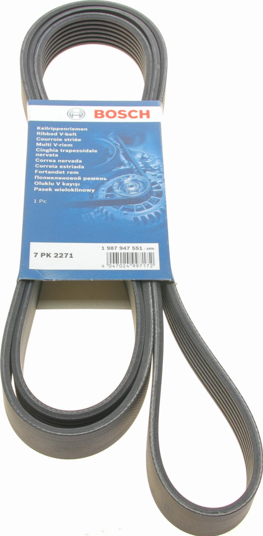 BOSCH 1 987 947 551 - Cinghia Poly-V www.autoricambit.com