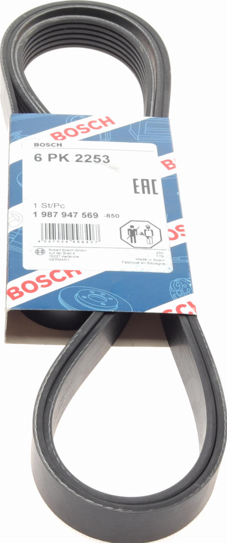 BOSCH 1 987 947 569 - Cinghia Poly-V www.autoricambit.com