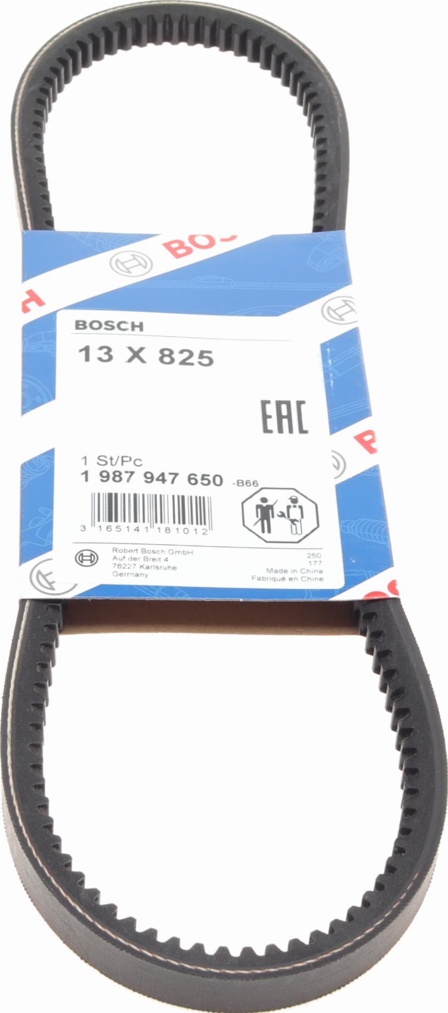 BOSCH 1 987 947 650 - Cinghia trapezoidale www.autoricambit.com