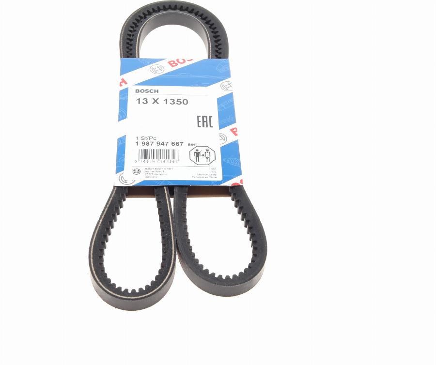 BOSCH 1 987 947 667 - Cinghia trapezoidale www.autoricambit.com