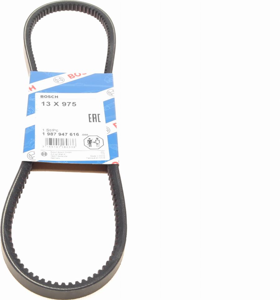 BOSCH 1 987 947 616 - Cinghia trapezoidale www.autoricambit.com