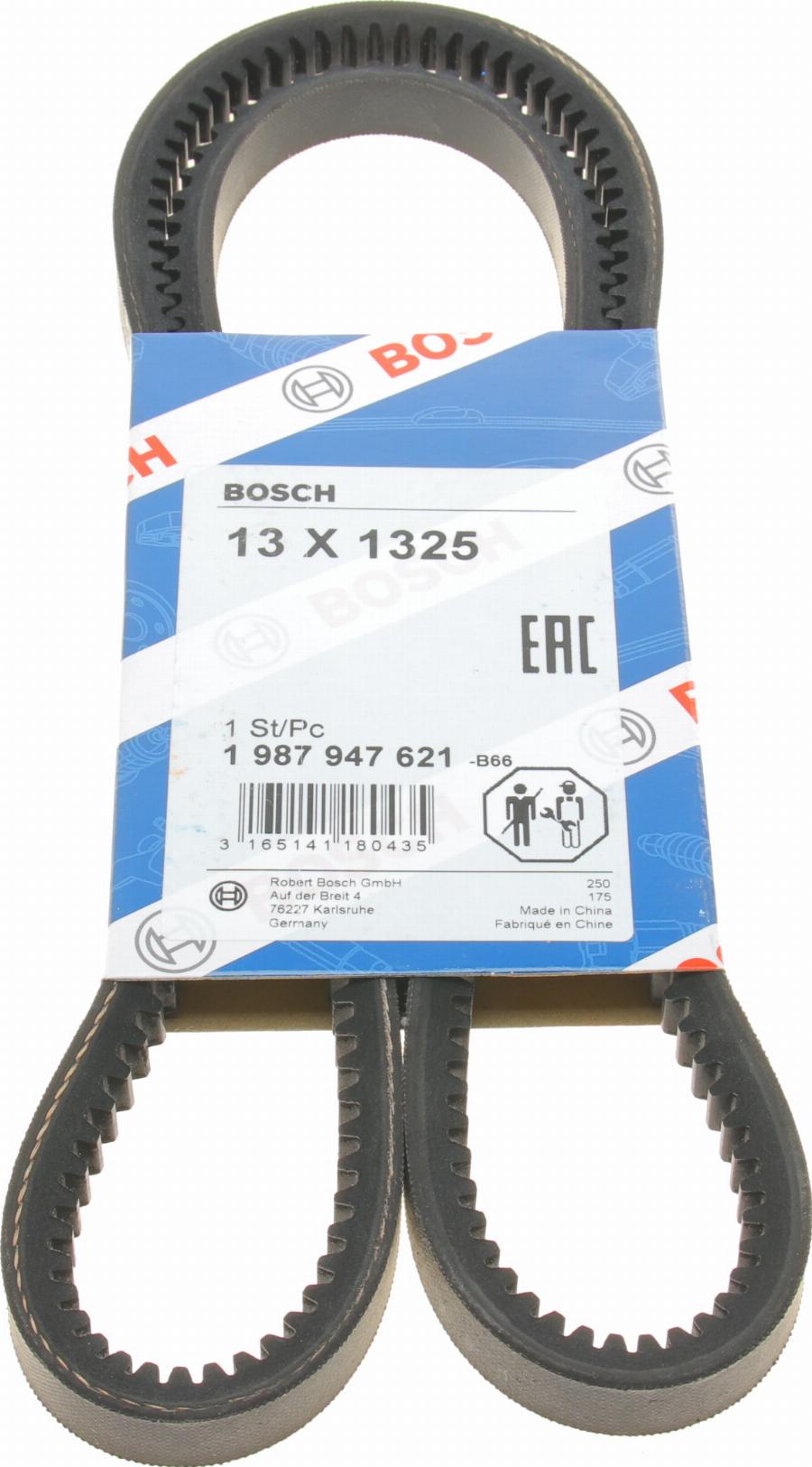 BOSCH 1 987 947 621 - Cinghia trapezoidale www.autoricambit.com