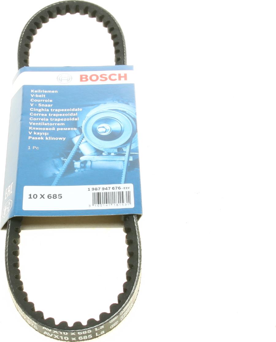 BOSCH 1 987 947 676 - Cinghia trapezoidale www.autoricambit.com