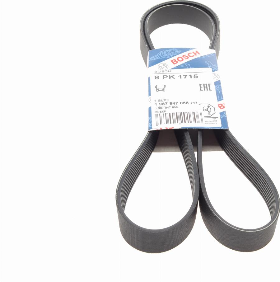 BOSCH 1 987 947 058 - Cinghia Poly-V www.autoricambit.com