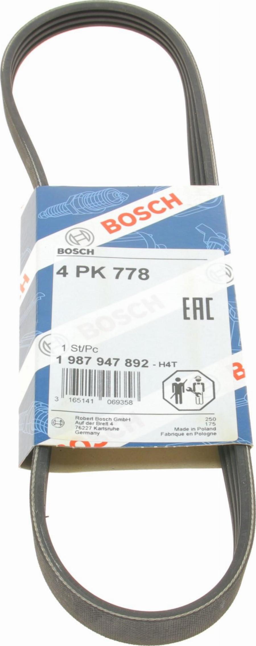 BOSCH 1 987 947 892 - Cinghia Poly-V www.autoricambit.com