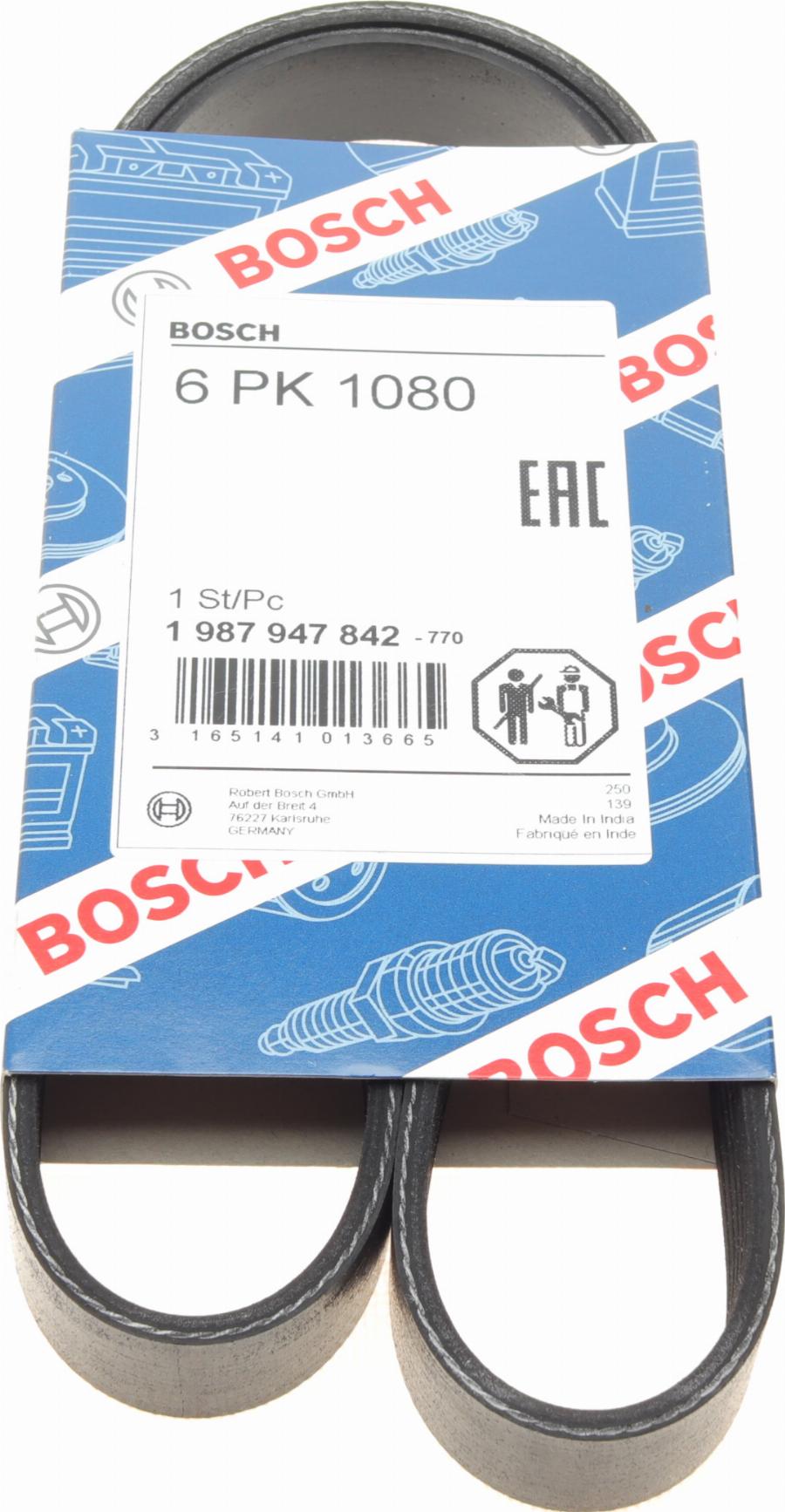 BOSCH 1 987 947 842 - Cinghia Poly-V www.autoricambit.com