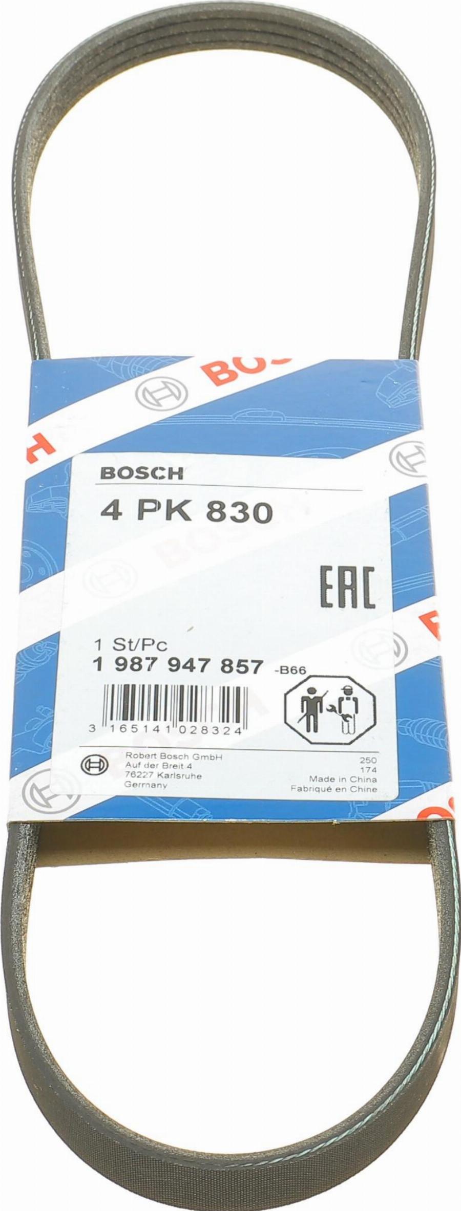 BOSCH 1 987 947 857 - Cinghia Poly-V www.autoricambit.com