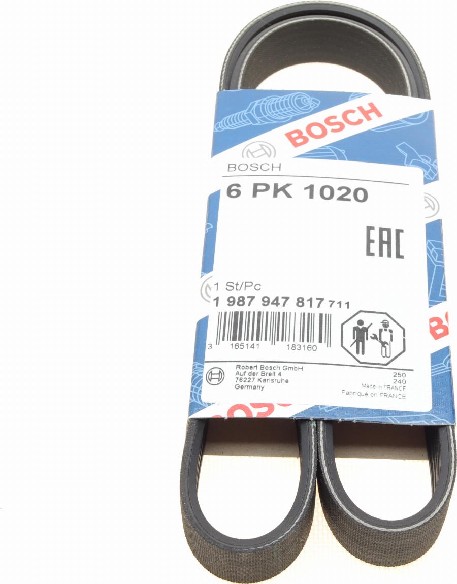 BOSCH 1 987 947 817 - Cinghia Poly-V www.autoricambit.com