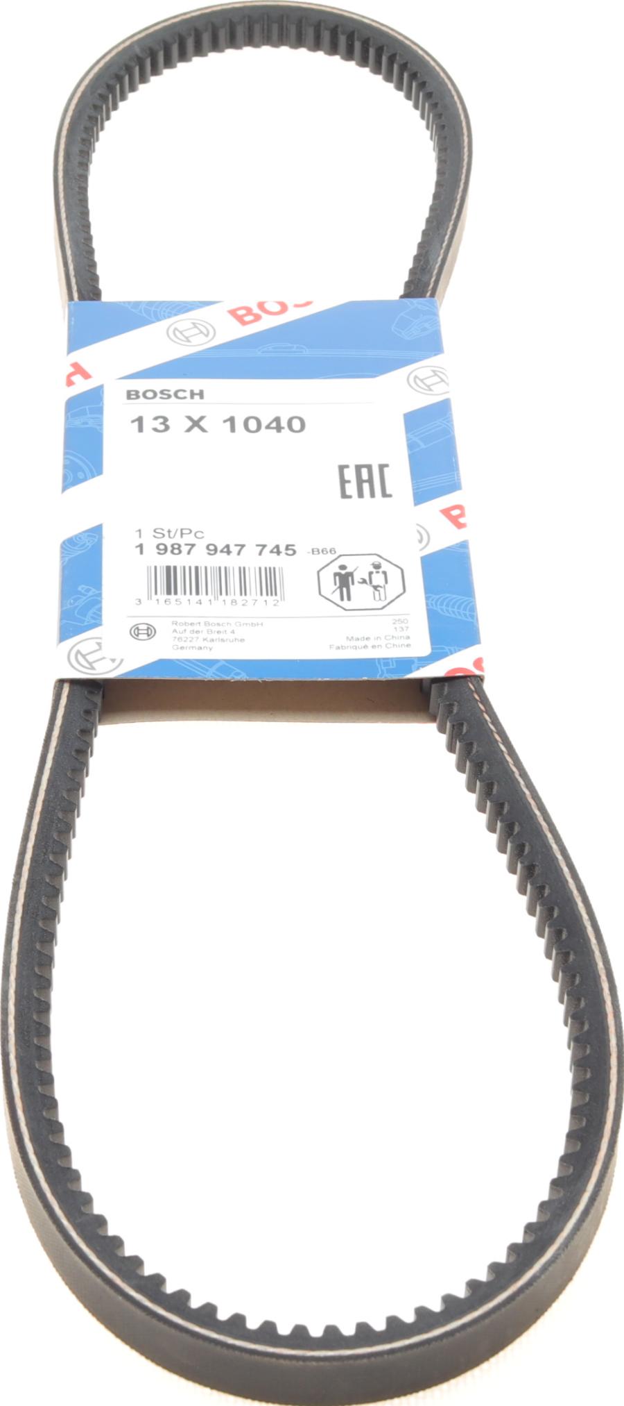 BOSCH 1 987 947 745 - Cinghia trapezoidale www.autoricambit.com