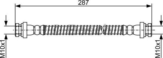BOSCH 1 987 481 960 - Flessibile del freno www.autoricambit.com