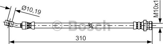 BOSCH 1 987 481 417 - Flessibile del freno www.autoricambit.com