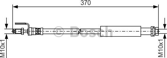 BOSCH 1 987 481 487 - Flessibile del freno www.autoricambit.com