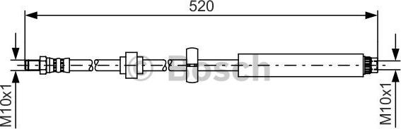 BOSCH 1 987 481 436 - Flessibile del freno www.autoricambit.com