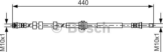 BOSCH 1 987 481 430 - Flessibile del freno www.autoricambit.com