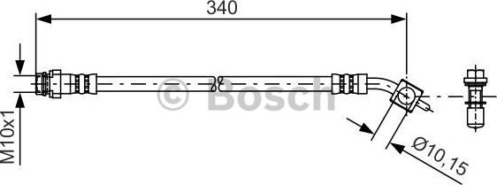 BOSCH 1 987 481 424 - Flessibile del freno www.autoricambit.com