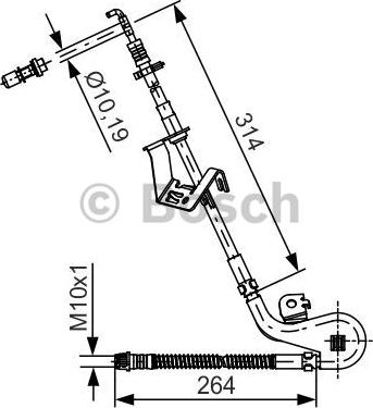 BOSCH 1 987 481 427 - Flessibile del freno www.autoricambit.com