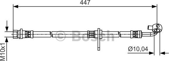 BOSCH 1 987 481 515 - Flessibile del freno www.autoricambit.com