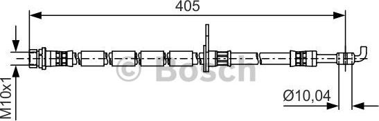 BOSCH 1 987 481 524 - Flessibile del freno www.autoricambit.com