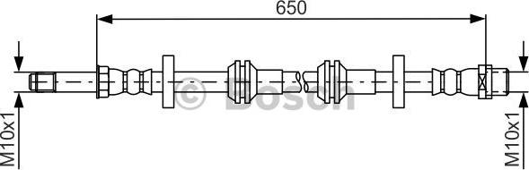 BOSCH 1 987 481 690 - Flessibile del freno www.autoricambit.com