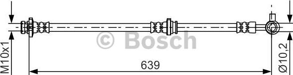 BOSCH 1 987 481 697 - Flessibile del freno www.autoricambit.com