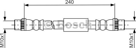 BOSCH 1 987 481 666 - Flessibile del freno www.autoricambit.com