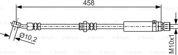 BOSCH 1 987 481 663 - Flessibile del freno www.autoricambit.com