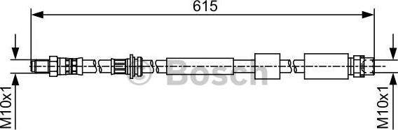 BOSCH 1 987 481 615 - Flessibile del freno www.autoricambit.com