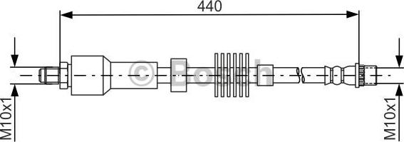 BOSCH 1 987 481 688 - Flessibile del freno www.autoricambit.com