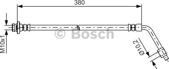 BOSCH 1 987 481 623 - Flessibile del freno www.autoricambit.com