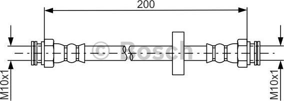 BOSCH 1 987 481 670 - Flessibile del freno www.autoricambit.com