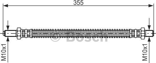 BOSCH 1 987 481 093 - Flessibile del freno www.autoricambit.com