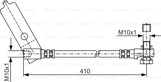 BOSCH 1 987 481 046 - Flessibile del freno www.autoricambit.com