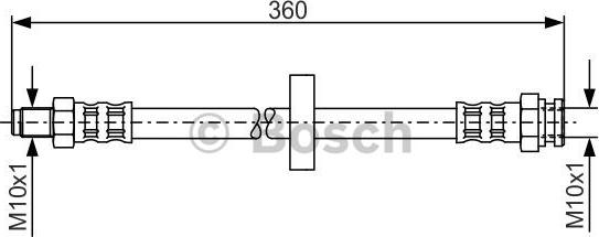 BOSCH 1 987 481 017 - Flessibile del freno www.autoricambit.com