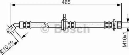 BOSCH 1 987 481 038 - Flessibile del freno www.autoricambit.com