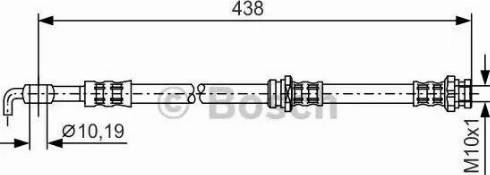 BOSCH 1 987 481 147 - Flessibile del freno www.autoricambit.com