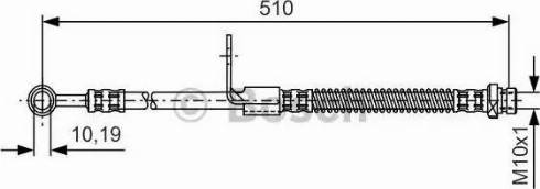 BOSCH 1 987 481 156 - Flessibile del freno www.autoricambit.com