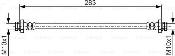 BOSCH 1 987 481 163 - Flessibile del freno www.autoricambit.com