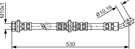 BOSCH 1 987 481 108 - Flessibile del freno www.autoricambit.com