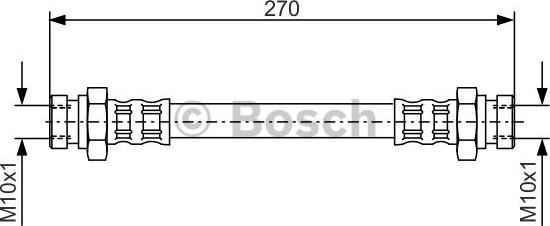 BOSCH 1 987 481 116 - Flessibile del freno www.autoricambit.com