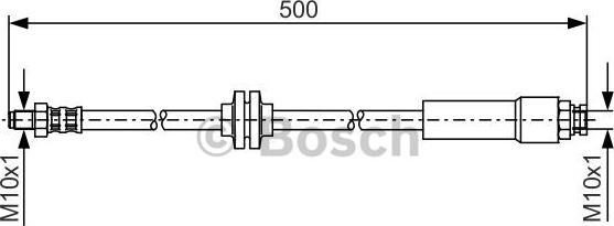 BOSCH 1 987 481 172 - Flessibile del freno www.autoricambit.com