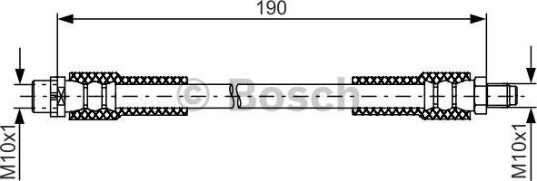 BOSCH 1 987 481 845 - Flessibile del freno www.autoricambit.com