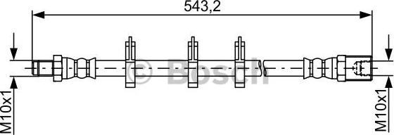 BOSCH 1 987 481 848 - Flessibile del freno www.autoricambit.com