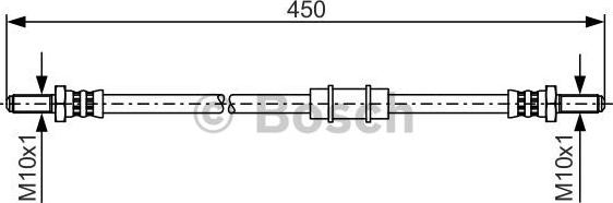 BOSCH 1 987 481 345 - Flessibile del freno www.autoricambit.com