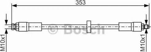 BOSCH 1 987 481 353 - Flessibile del freno www.autoricambit.com