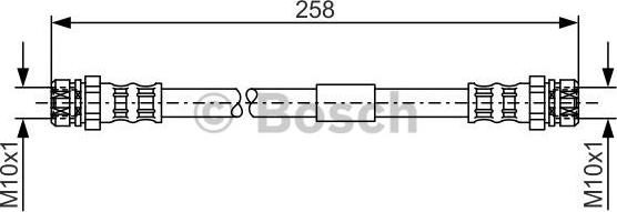 BOSCH 1 987 481 369 - Flessibile del freno www.autoricambit.com